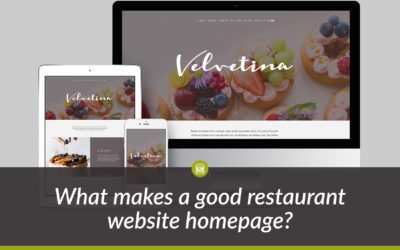 What makes a good restaurant website homepage?